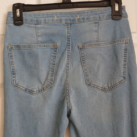 Free People Wide Flare Bell Bottoms - Picture 3 of 7